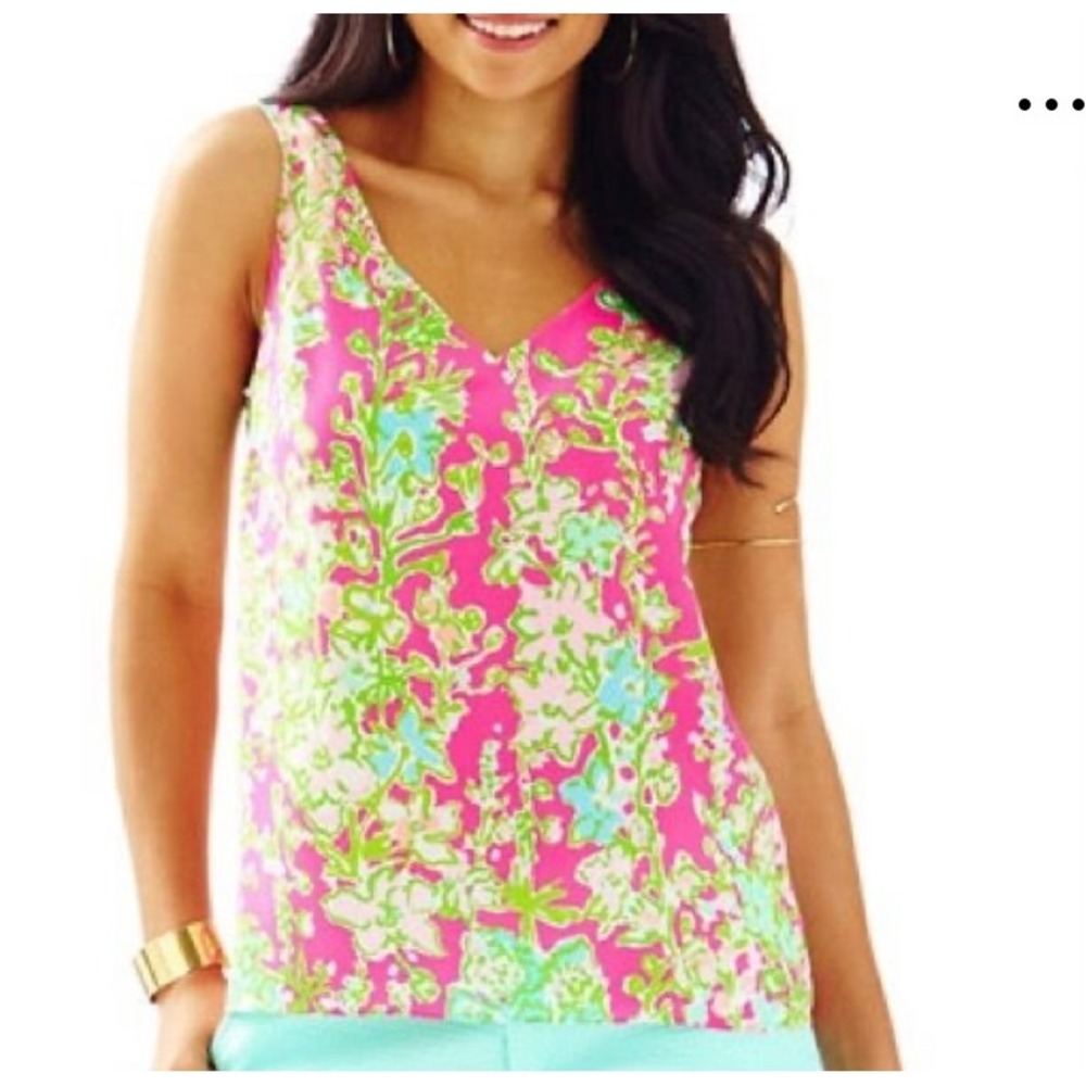 Lilly Pulitzer Southern Charm Cipriani Women's Top Size Small‎